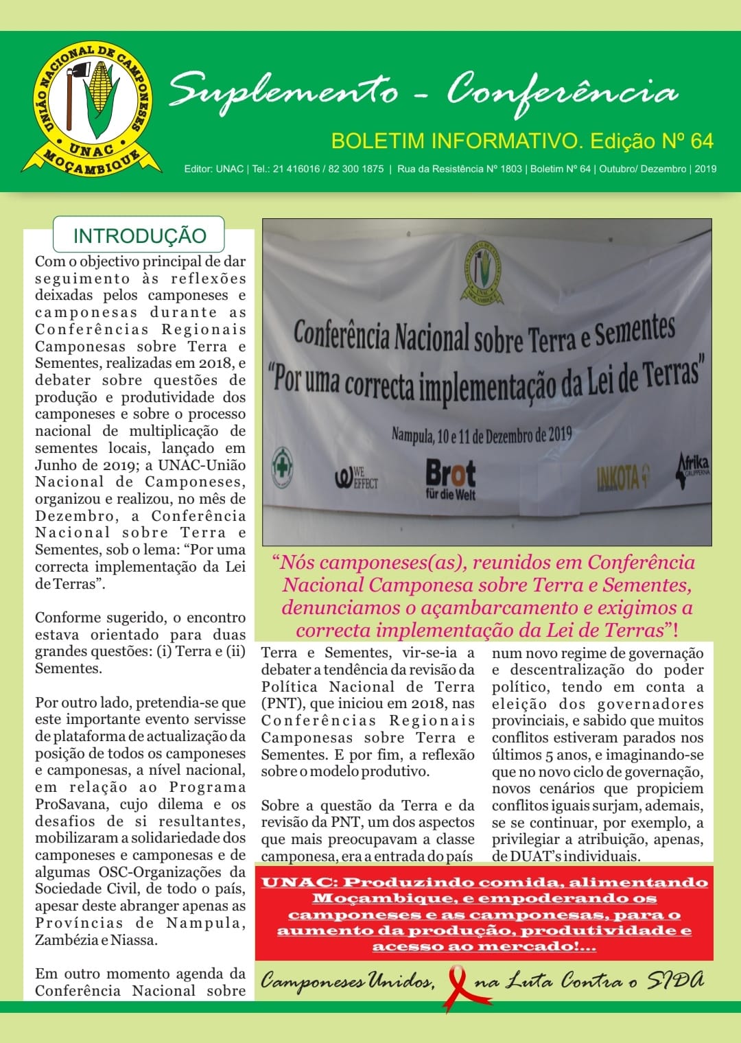 Boletim/Suplemento CNTS