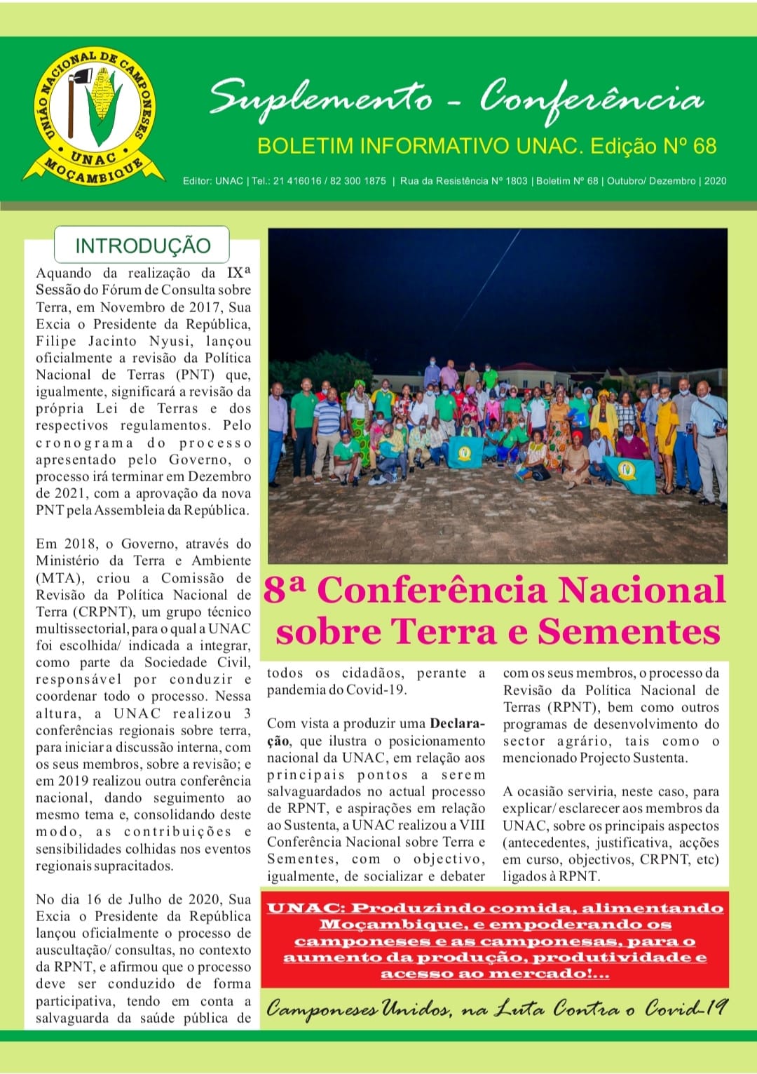 Boletim/Suplemento CNTS