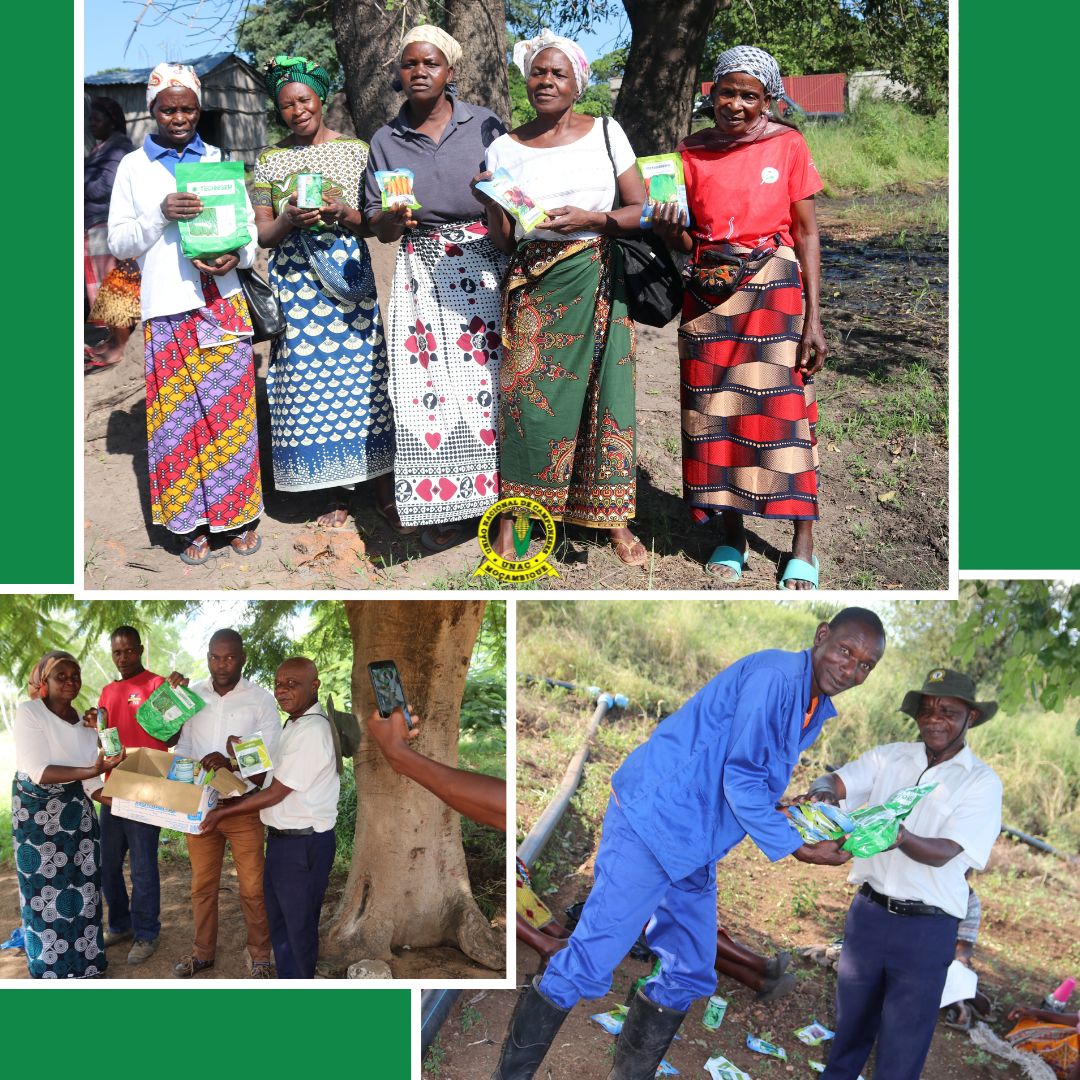 UNAC ENTREGA KITS DE PRODUÇÃO AGRÍCOLA EM MOAMBA